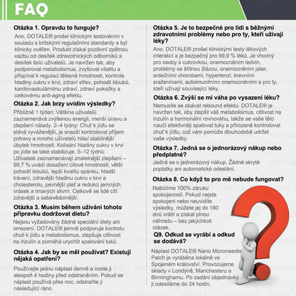 𝑫𝑶𝑻𝑨𝑳𝑬® metabolická nano mikrojehličková náplast 🧑‍⚕️ (Pouze jednou denně, viditelné výsledky již do 7 dnů!) ✅ Formule Berberin + Moringa, ideální při nadváze, nedokonalostech pokožky, diabetu, spánkové apnoe a kloubních potížích 💥💥